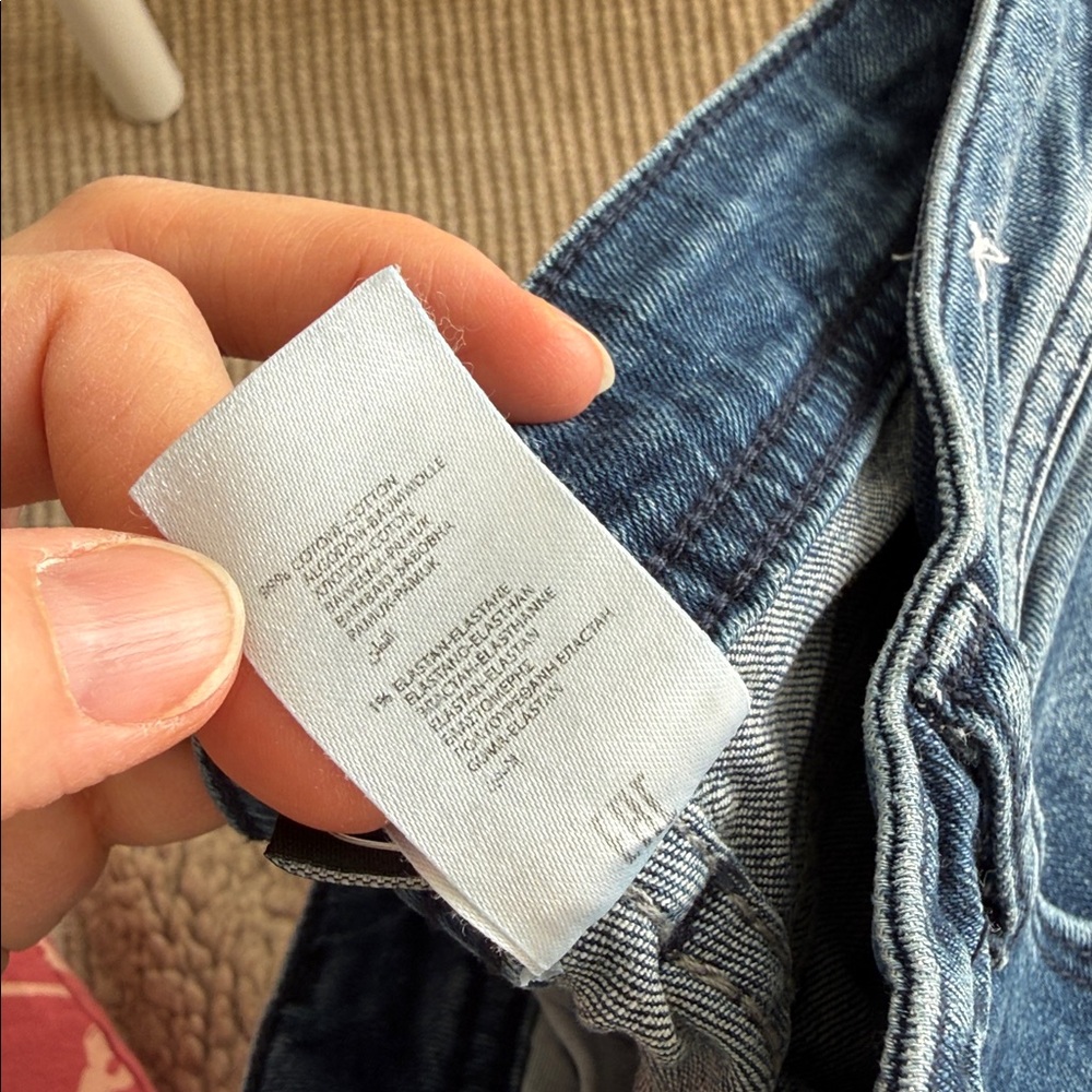 Golden Point Stretch Jeans – Size XS – Made in Italy – Shiny Finish - Picture 12 of 12